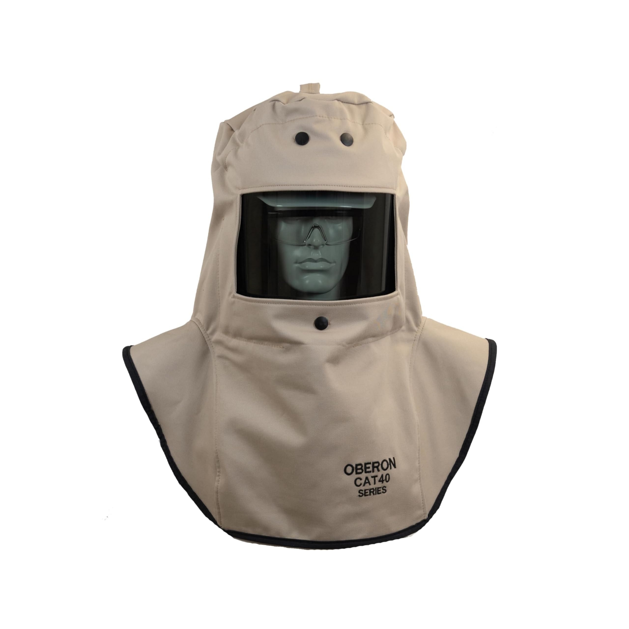 Oberon Arc Flash Hood 40 Cal Includes Hood and Canadian Hard Cap CAT SERIES