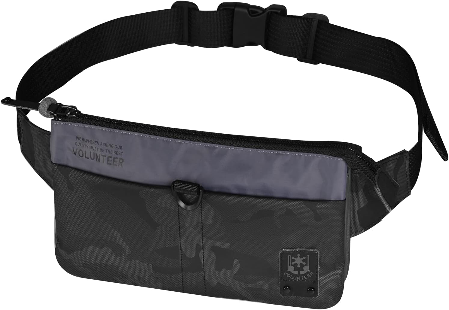 Men Women Fanny Pack, Sport Outdoor Waist Pack Bag, Anti-Theft Bum Bag, Jogging Cycling Hiking Running Traveling (Y9D Large Gray)