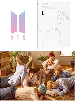 BTS Love Yourself Her L Version Album Bangtan Boys CD+Poster+Photobook+Photocard+Mini Book+Sticker Pack+Gift Extra BTS 6 Photocards and 1 Double-Sided Photocard Set