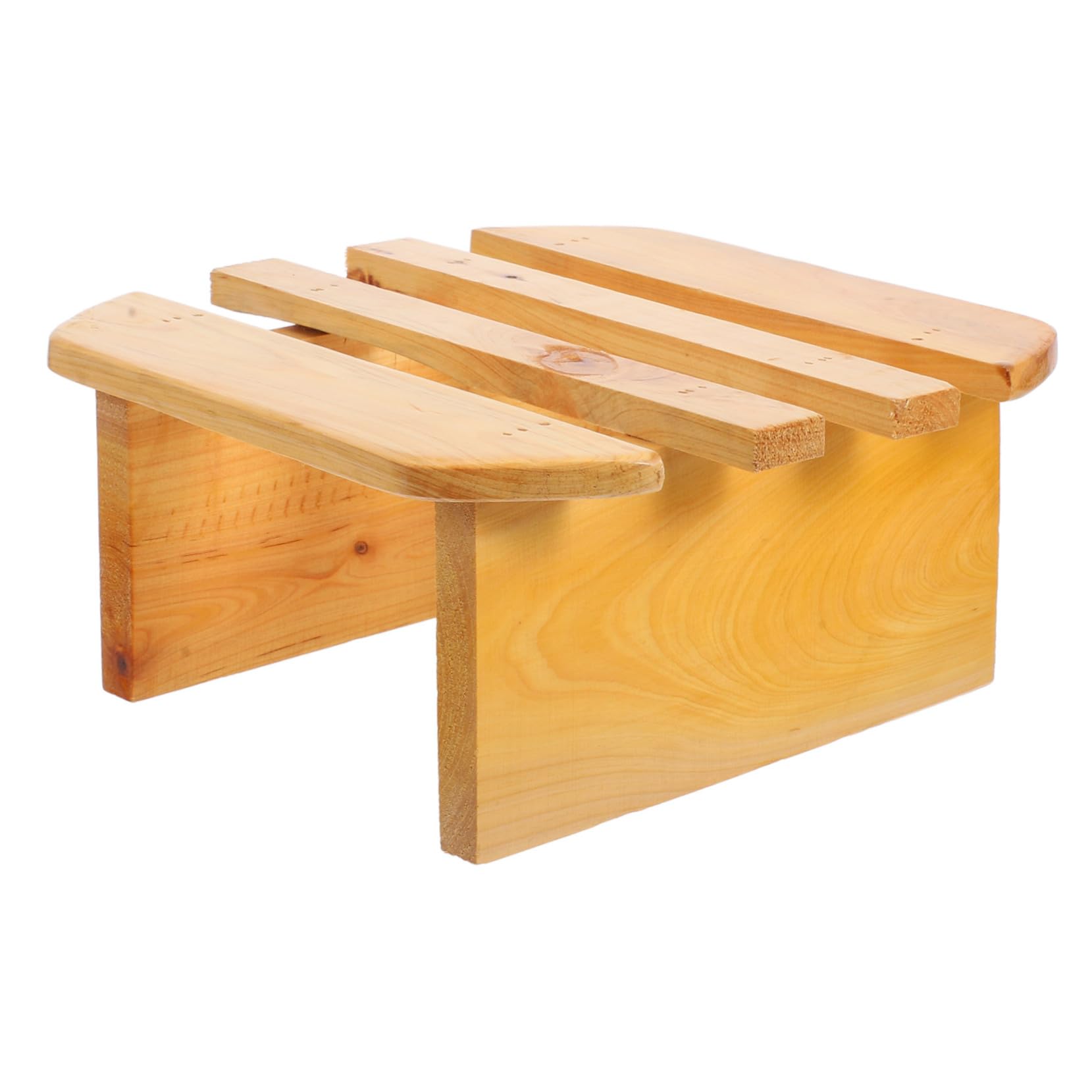 Cabilock Banco De Madera para Baño De Pies Silla Japonesa De Madera Maciza Taburete para Pies para Sauna Taburete De Noche