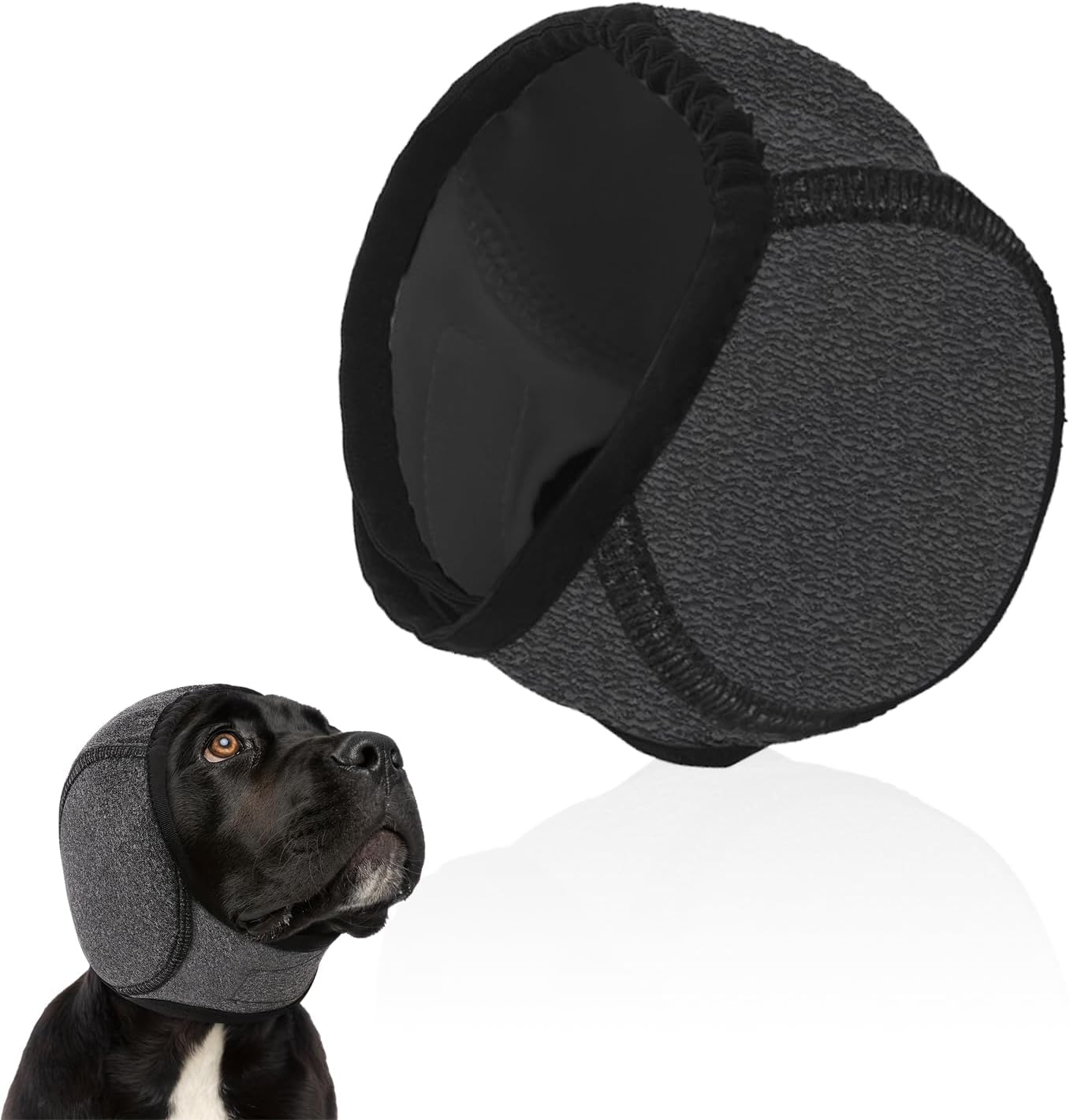 Dog Ear Covers for Bath,Dog Ear Muffs Noise Protection,Elastic No Flap Ear Wraps for Dogs Anxiety Relief Quiet Calm