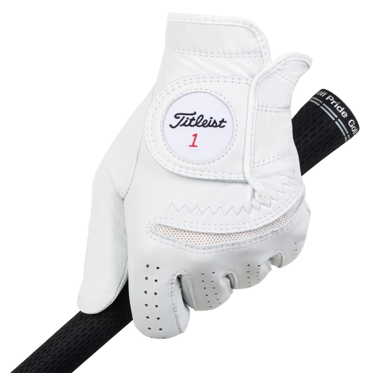 Titleist Perma rękawiczki męskie, miękkie, białe