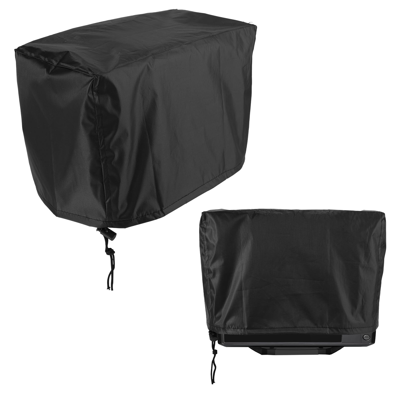 Fish Finder Cover for Lowrance & Humminbird 7 Inch Devices, 11.8x7.9x5.5 Inch Oxford Fabric Depth Fishfinder Cover with Silver Coating & Drawstring Waterproof Protection for Screen and Devices