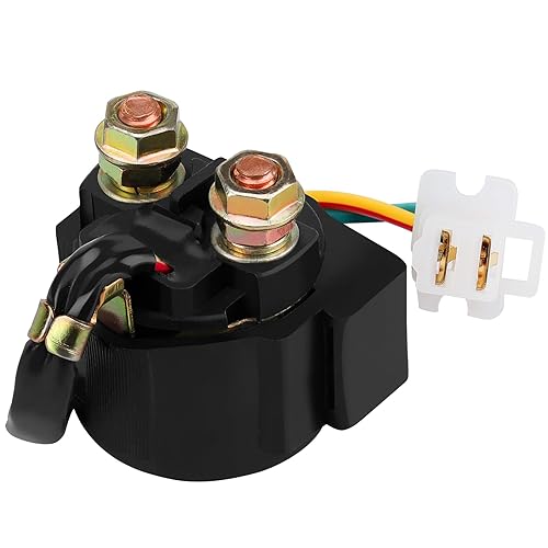 Miniatura 7 de Relé solenoide de arranque para Honda TRX300 Fourtrax 300 1988-2000 /TRX200 Fourtrax 200 1984 /TRX250 Fourtrax 250 1985-1987 /TRX250 Sportrax
