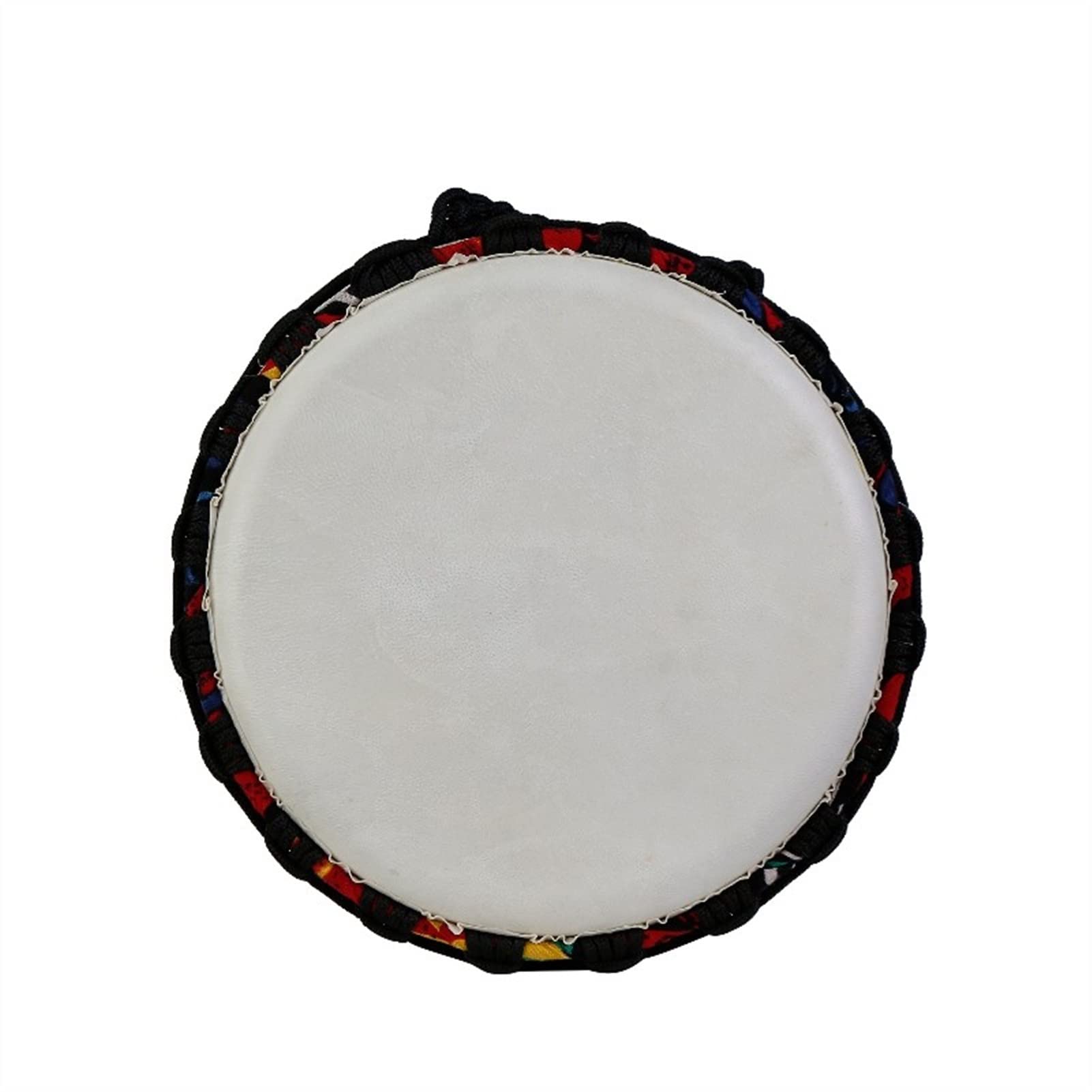 FLFL Djembe Tambor Piel De Oveja De 10 Pulgadas Abdominales Cuerpo Ligero Portátil Djembe Niños Grandes Escuela Primaria Principiante Jugando Azul Leaf