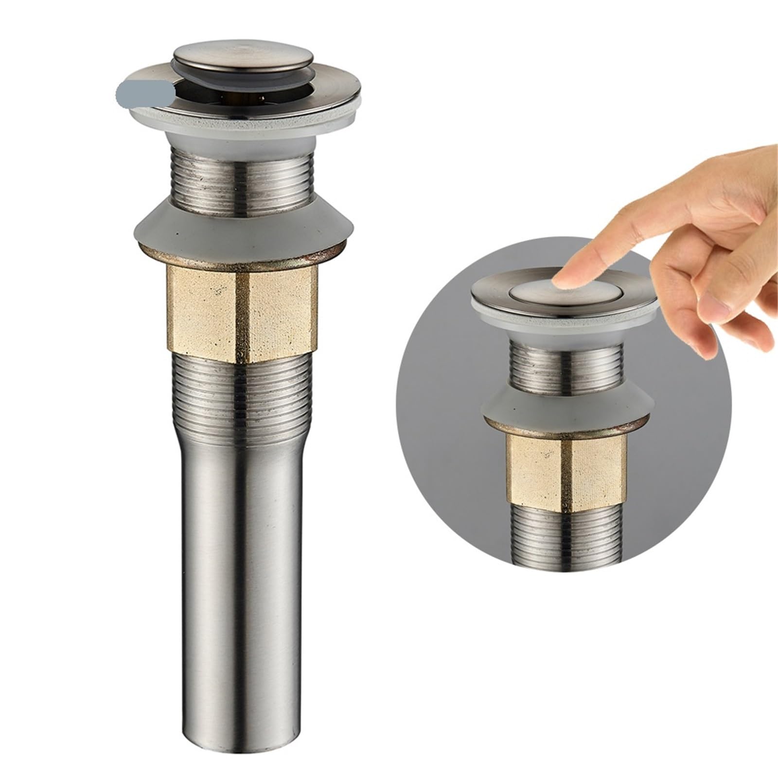 1pcs Basin Sink Pop Up Drain Waste Stopper Bathroom Faucet Accessories