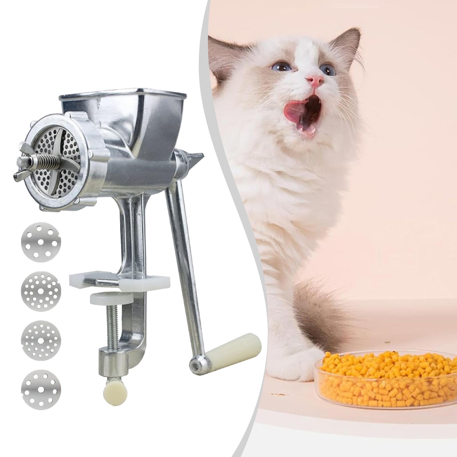Tritacarne/Macchina per Croste Manuale per Alimenti per Animali Domestici