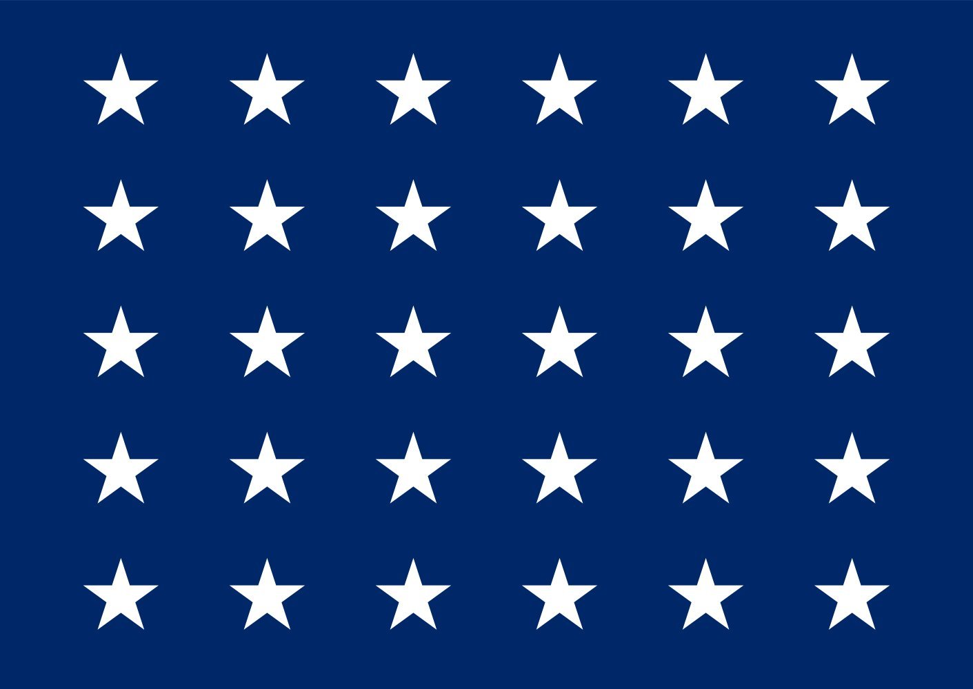 Drapeau Large US Naval Jack 30 stars pour decoration salon et jardin