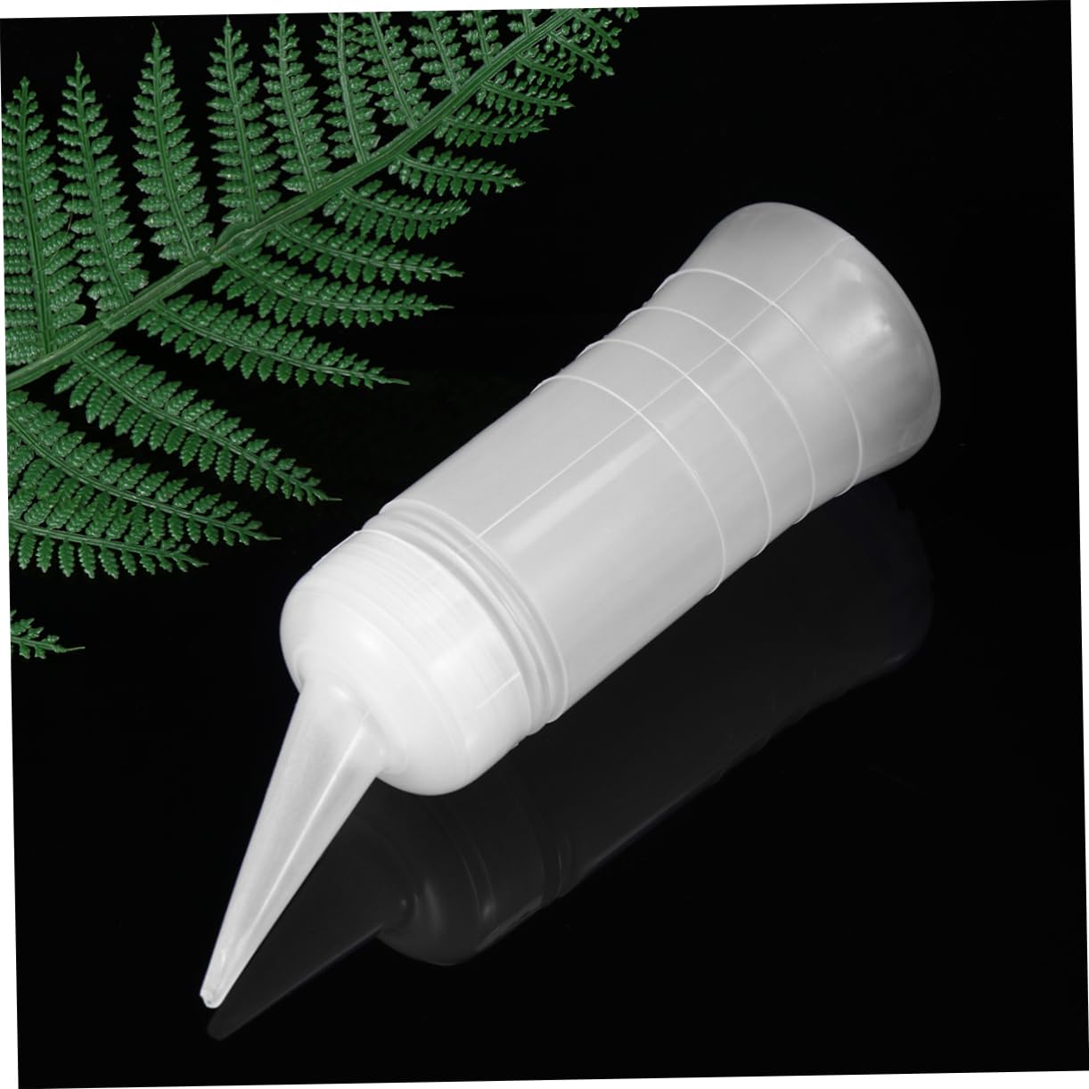 minkissy Lot de 4 Flacons Applicateurs de pour Cheveux Rechargeables à Presser avec Pointe Inclinée pour Salon Usage Domestique 5 Pièces X 4