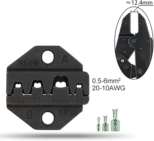 Miniatura 10 de MagiDeal Alicates de crimpado profesionales que reemplazan a los alicates de prensado de alambre herramienta de prensado de mordazas para