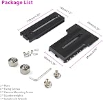 Vertical Mount L Bracket for Zhiyun Weebill-S Crane 2/3 S, Quick Release L Vertical Plate with Counterweights for Zhiyun Gimbal Stabilizer