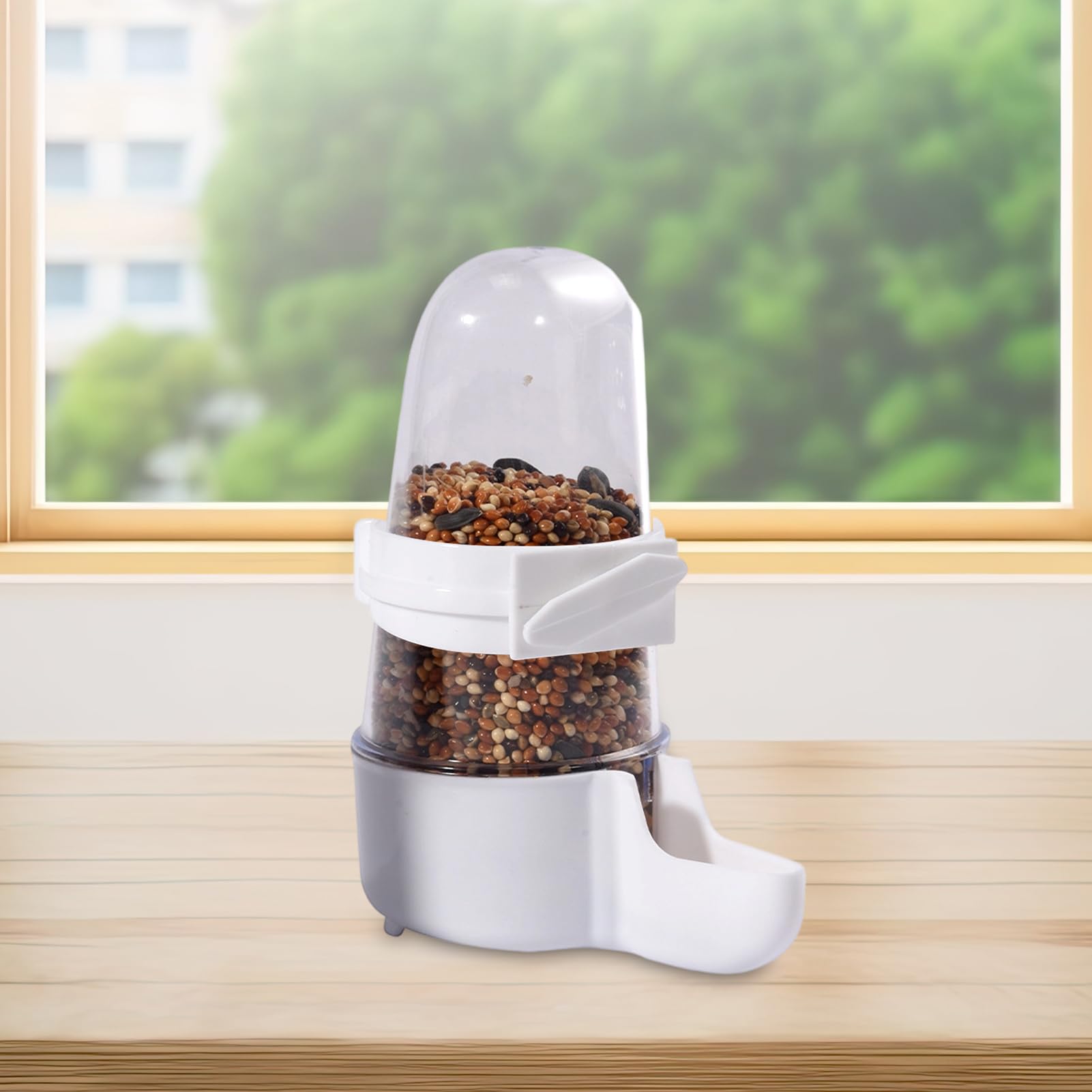 Abbeveratoio automatico per gabbia | Automatico per gabbia senza ingombri | Abbeveratoio e distributore d'acqua per animali domestici come pappagalli parrocchetti Canarini Agapornis Carlini