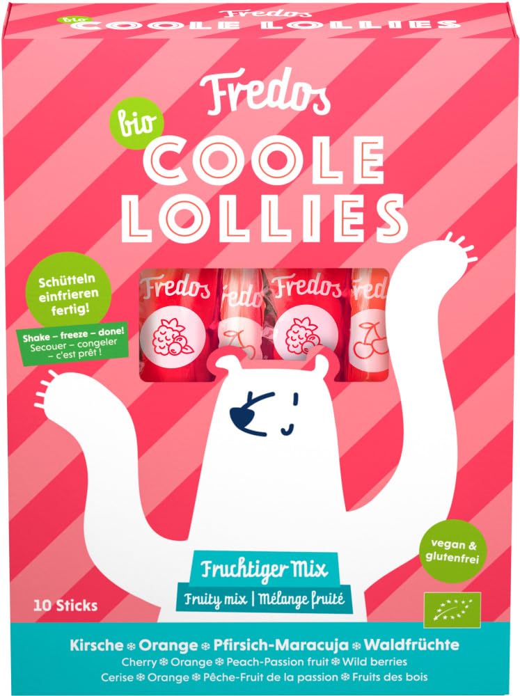 Fredos Coole Lollies "Fruchtiger Mix" 18 x 300 ml