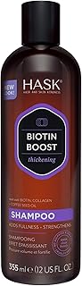 HASK Biotin Boost Thickening Shampoo for all hair types, colour safe, gluten-free, sulfate-free, paraben-free - 1 355 mL B...