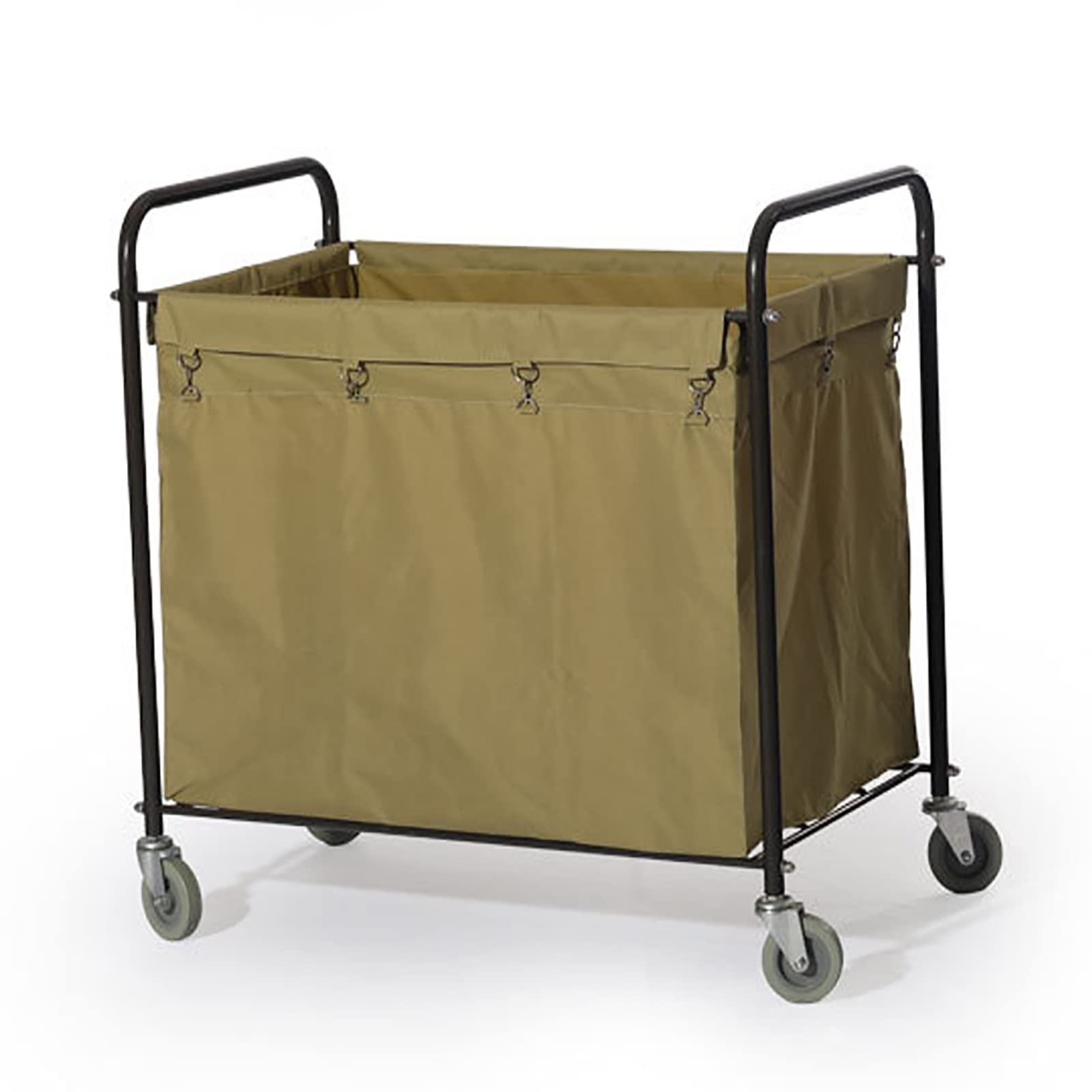 Chariot de rangement pour linge à roulettes avec grands sacs amovibles pour trier la maison