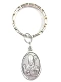 VPP St Blaise Medal Key Ring Gift Box Prayer Card