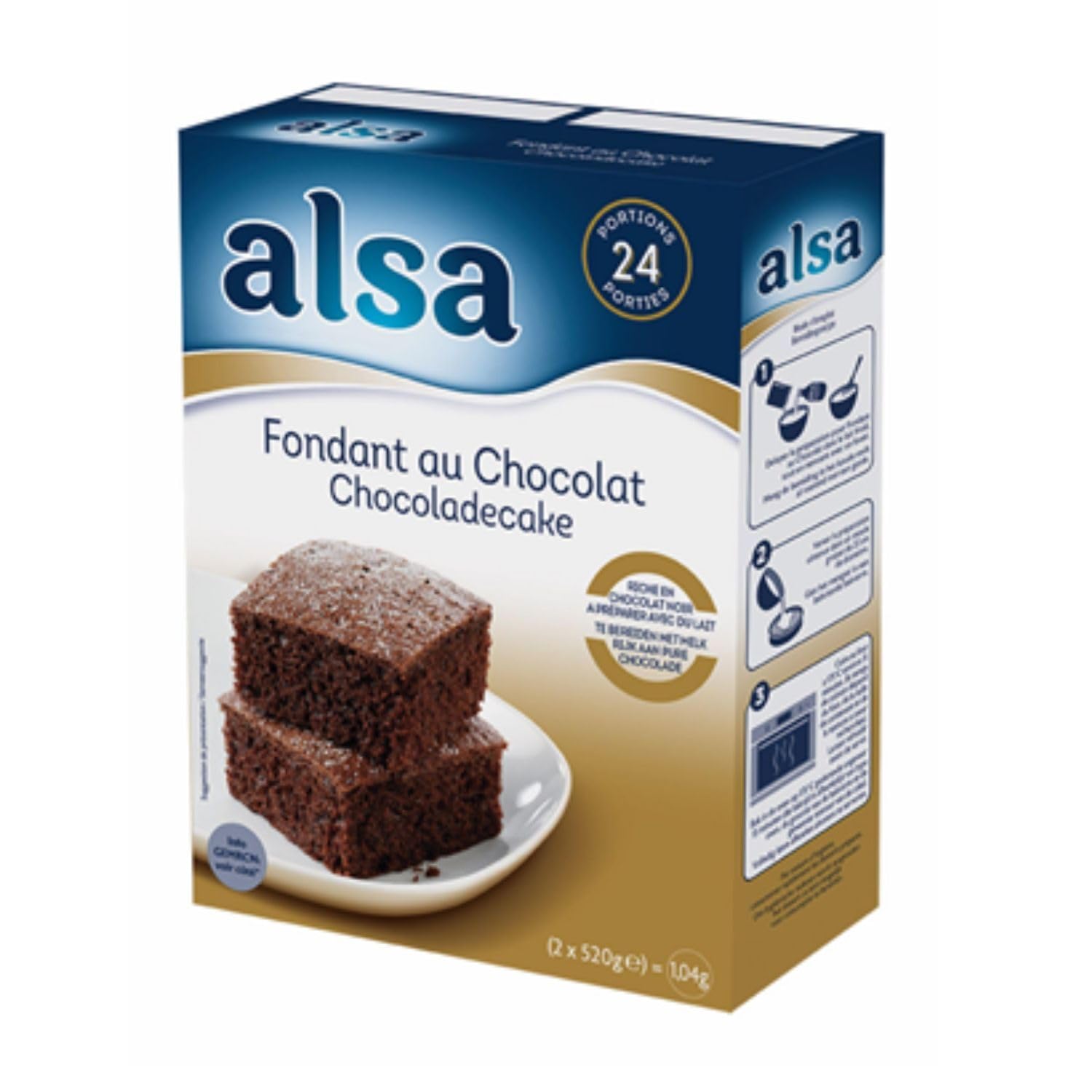 Alsa Fondant au chocolat 1.04 Kg