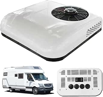 Climatiseur De Toit 12V/24V Pour Camping-car, Van, Utilitaire - Portable, Léger, Puissant (2200W), Faible Bruit