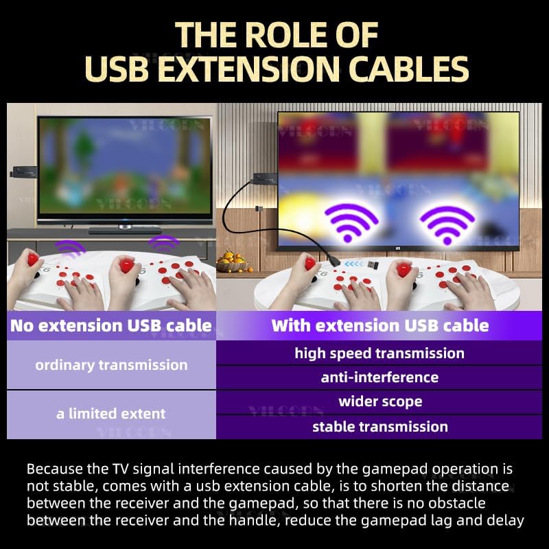 Miniatura 6 de Consola de videojuegos Arcade Retro Game Stick 128G 40000 Juegos 4K TV Salida HD Plug & Play para máquina de juegos Atari con joystick Arcade (2