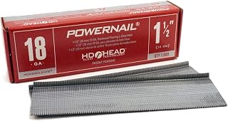 Powernail L15018 18 Gauge 1-1/2 Inch Length Flooring L-Cleat Nails (1000ct Box)