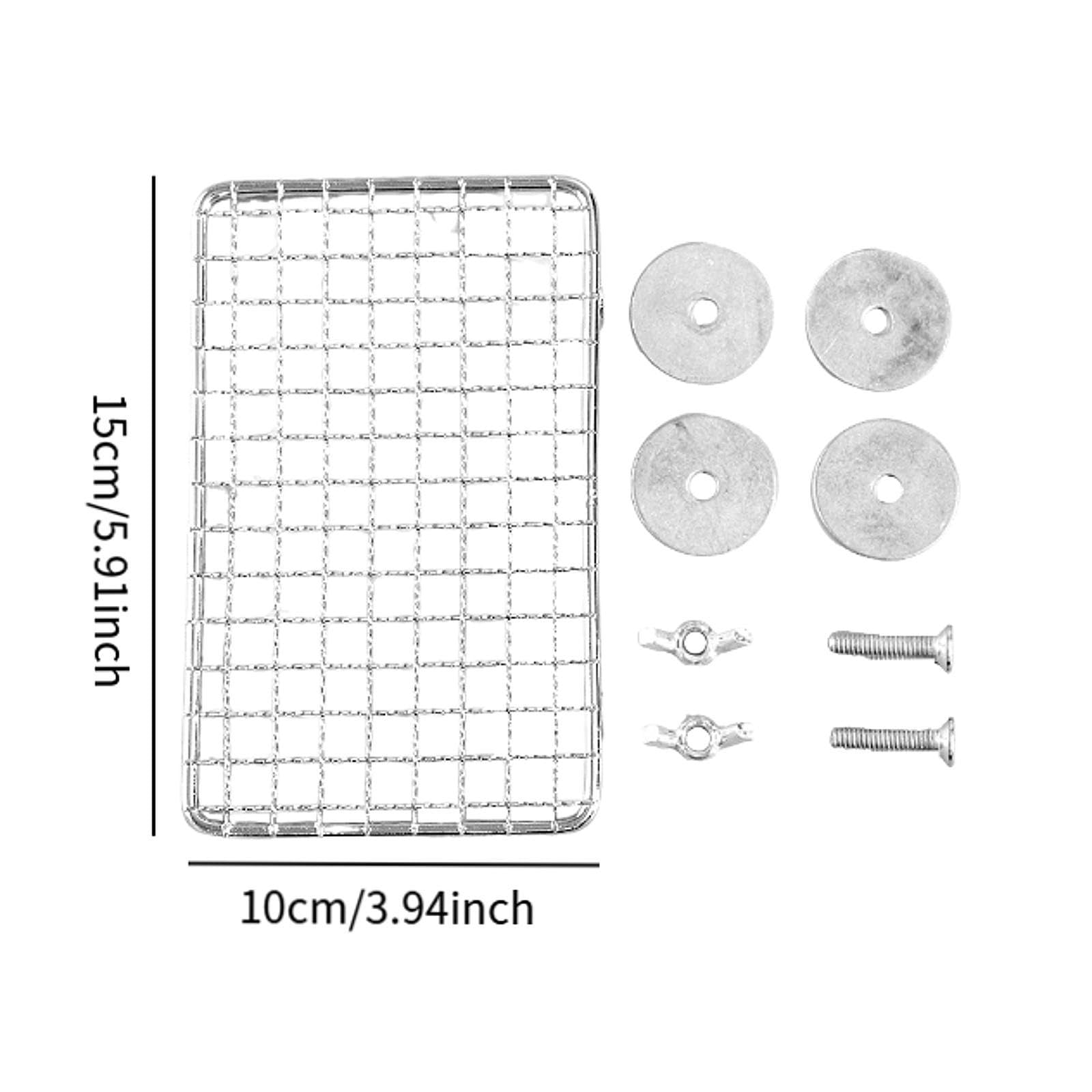 Baoblaze Birdcage Stand Bird Cages Network Portable Multifunctional Lightweight Easy to Install Sturdy Practical Bird Cage Cover Net, 15cmx10cm