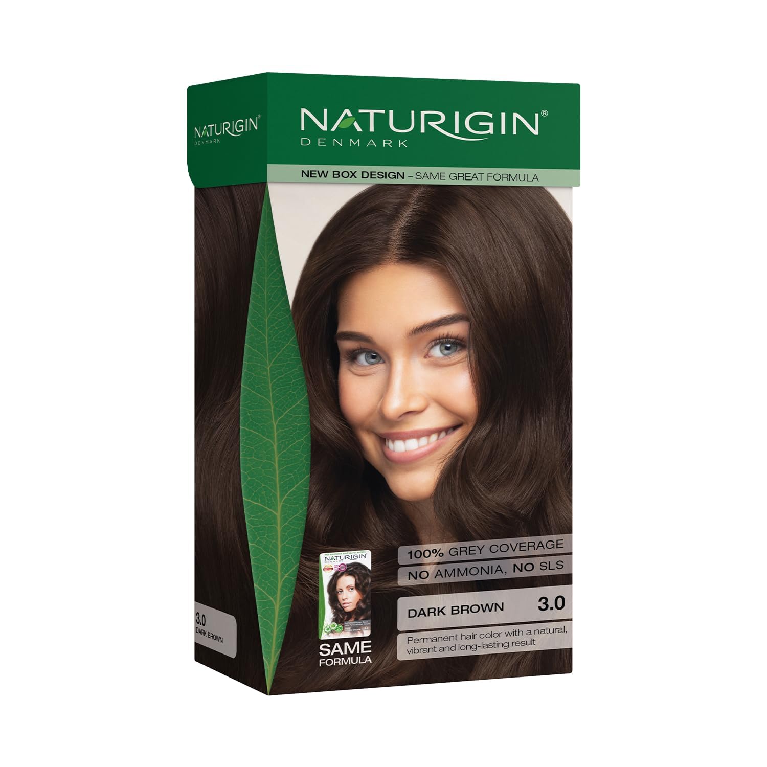 Naturigin Hair Colour - Permanent - Dark Coffee Brown - 1 Count