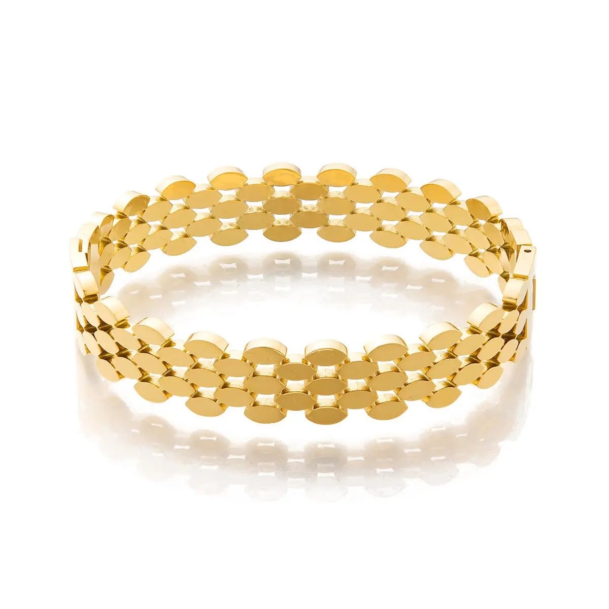 meenaz bracelet for women Bangles for women Anti Tarnish Stylish Adjustable Bracelet for girls rose gold Kada for Women Accessories Anti Tarnish Jewellery Stainless Steel Cuff Bracelet gifts Combo-picture-12