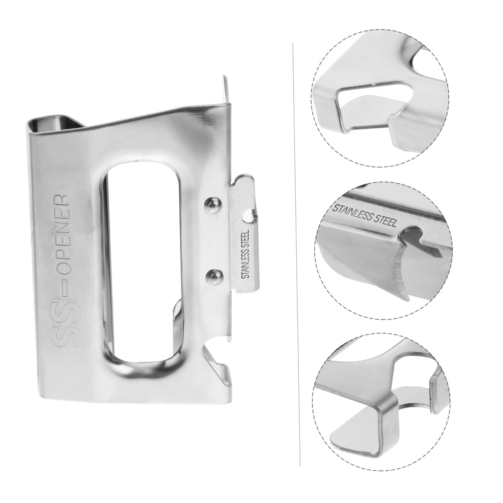 Alipis 2pezzi Apribottiglie e Apriscatole Multi- Inossidabile Utensile Per Lattine e Bottiglie Resistente