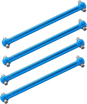 4PCS Aluminum Alloy Universal Drive Joint Dogbone Replacement Part Compatible with WLtoys A959 A969 A979 A959-B A969-B A979-B K929-B 1/18 RC Car