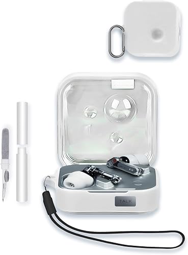 Case for Nothing Ear 3 Earbuds 2025, WUNIAK Soft Silicone Protective Portable Sc