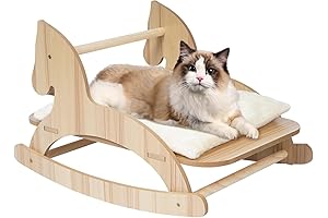 Pet Dog Rocking Chair Swing Cat Bed with Pad