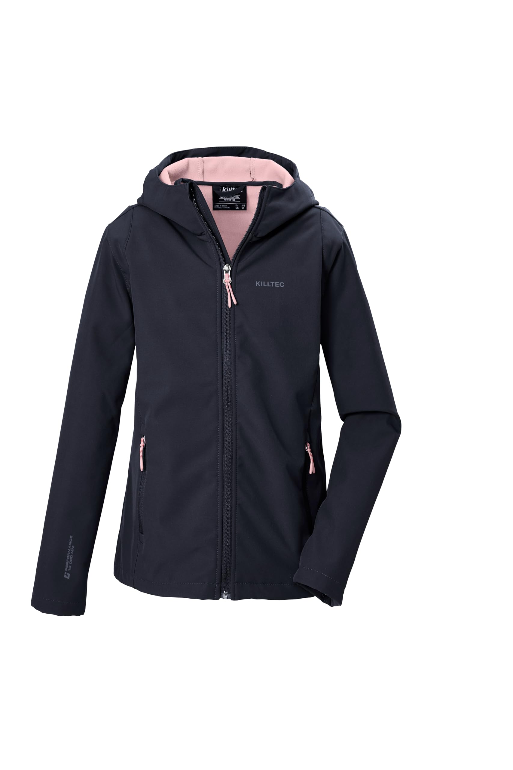 Killtec Mädchen Kow 164 Grls Sftshll Jckt Softshelljacke/Outdoorjacke mit Kapuze (1er Pack)
