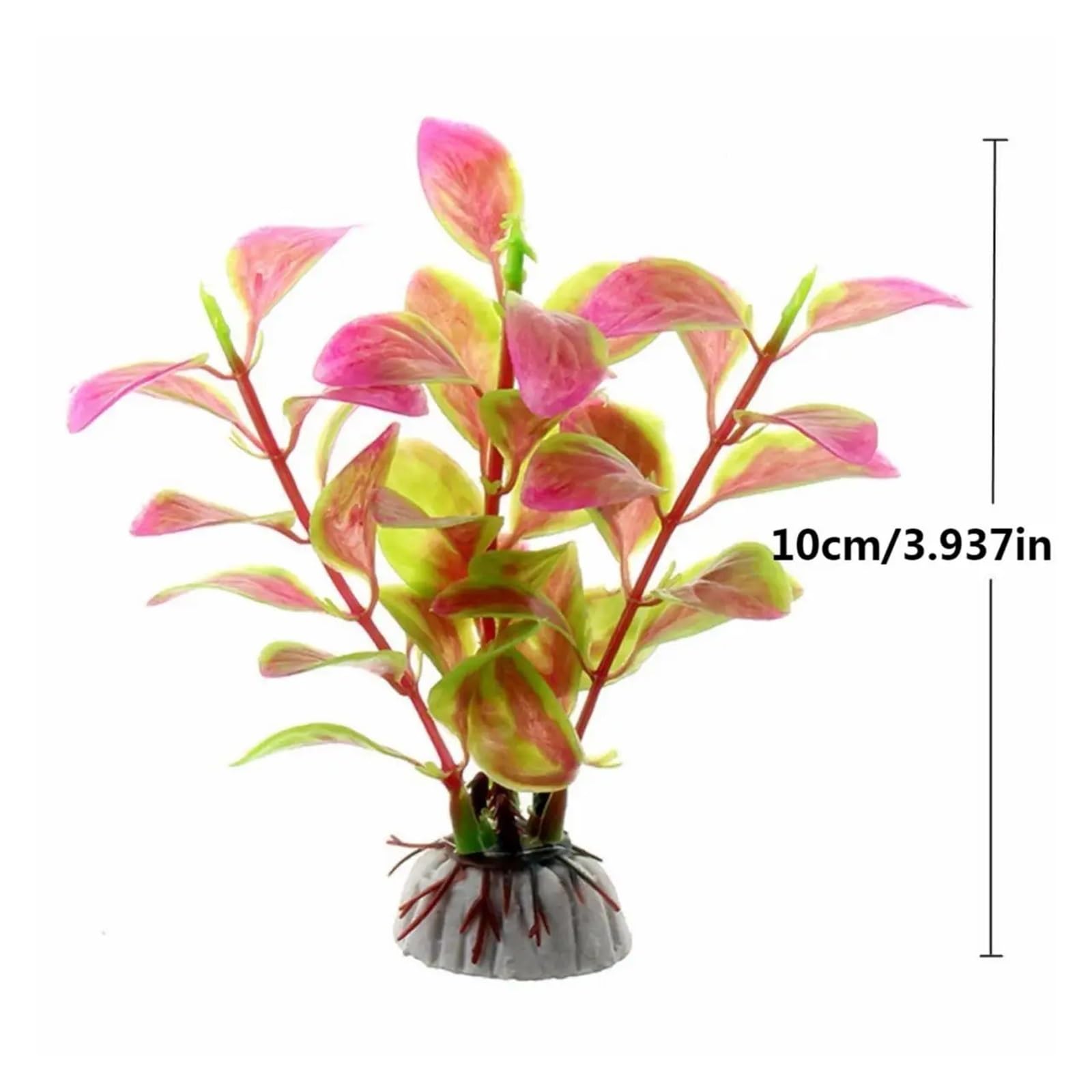 Plantas Artificiales para acuarios, Plantas Artificiales for Acuario Multicolor 10cm Alto 5 Piezas
