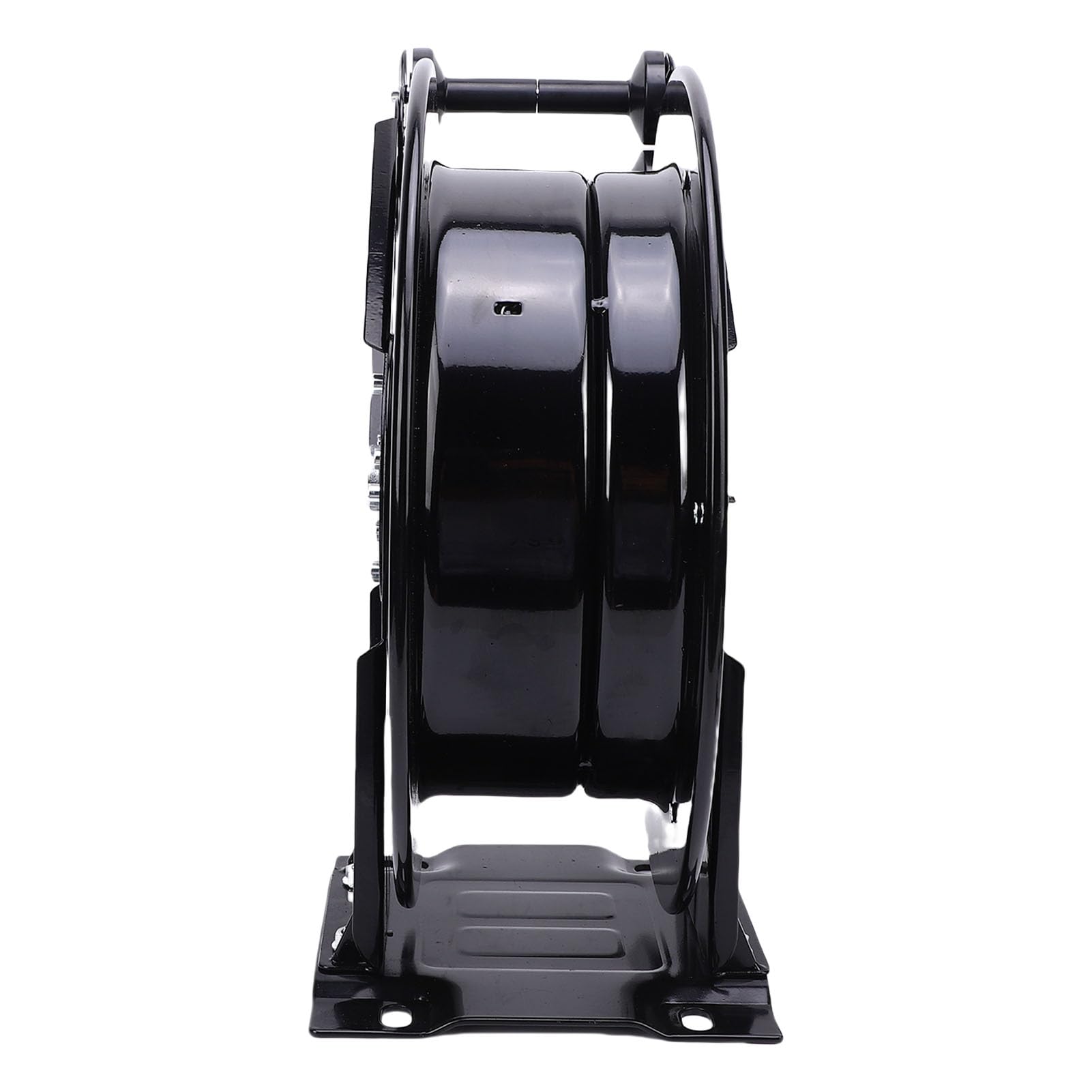 Generic Carrete de Manguera para Lavadora a Presión, Rebobinado Automático Resistente, 4000PSI, para Uso en Exteriores, Acero Al Carbono, Longitud de 32,81 Pies