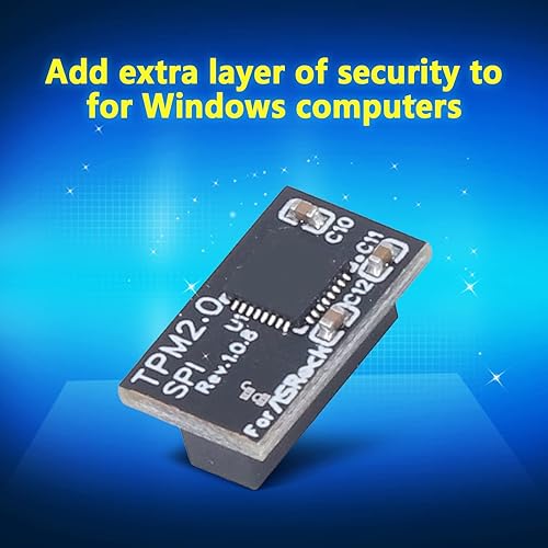 Miniatura 3 de Módulo, 14 Pin de Almacenamiento Seguro de Cifrado Módulo de Seguridad Tarjeta Remota para Asrock Motherboard, Módulo de Seguridad Componentes de