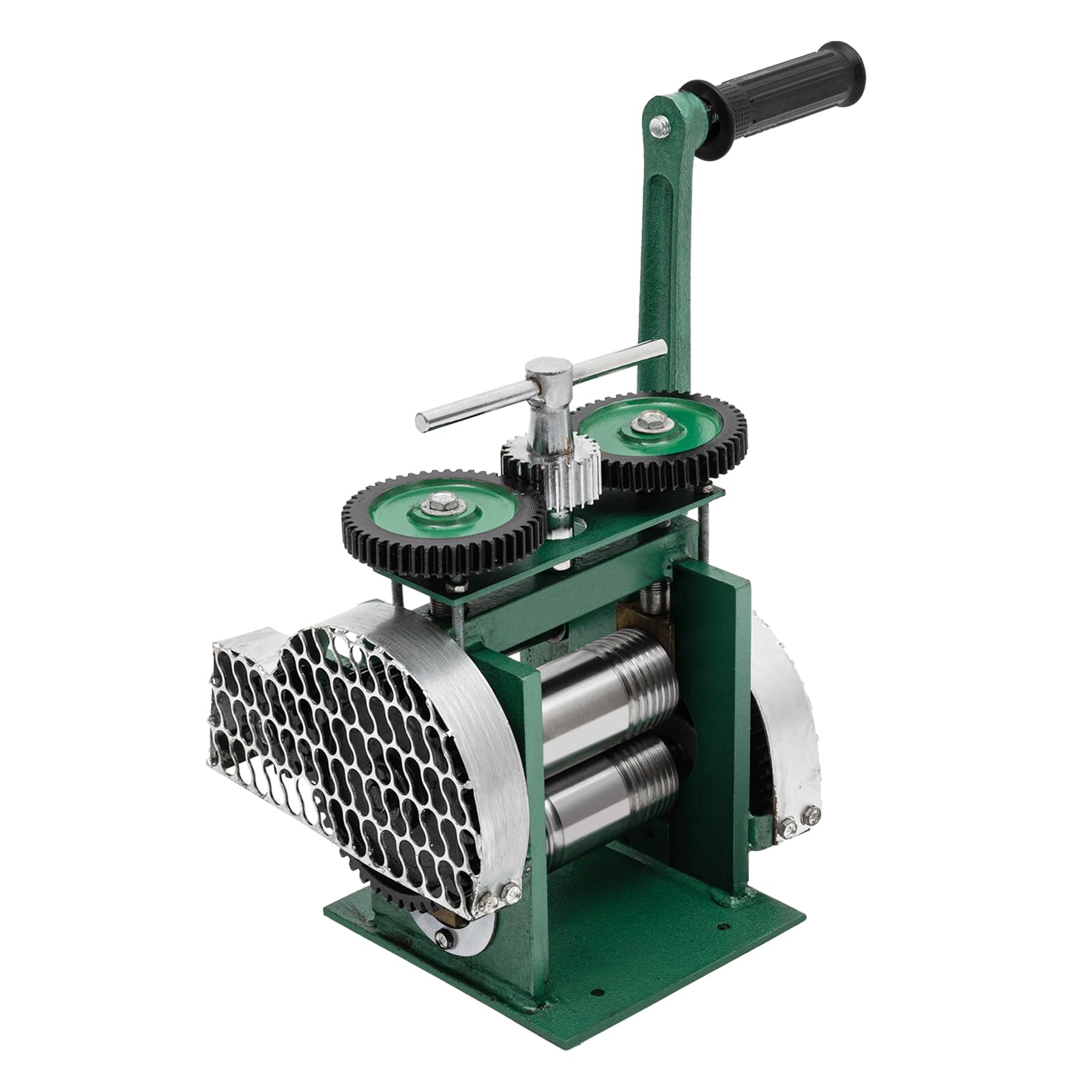 Surneis Jewelry Rolling Mill Machine, Gear Ratio 1:3 Wire Roller Mill 0.1-7mm Press Thickness Manual Combination Rolling Mill, Manual Jewelry Press Rolling Mill Machine for Jewelry DIY Tool