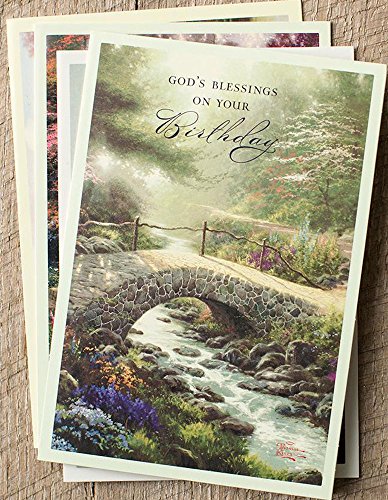 DaySring Bénédictions divines anniversaire 12 cartes avec enveloppes