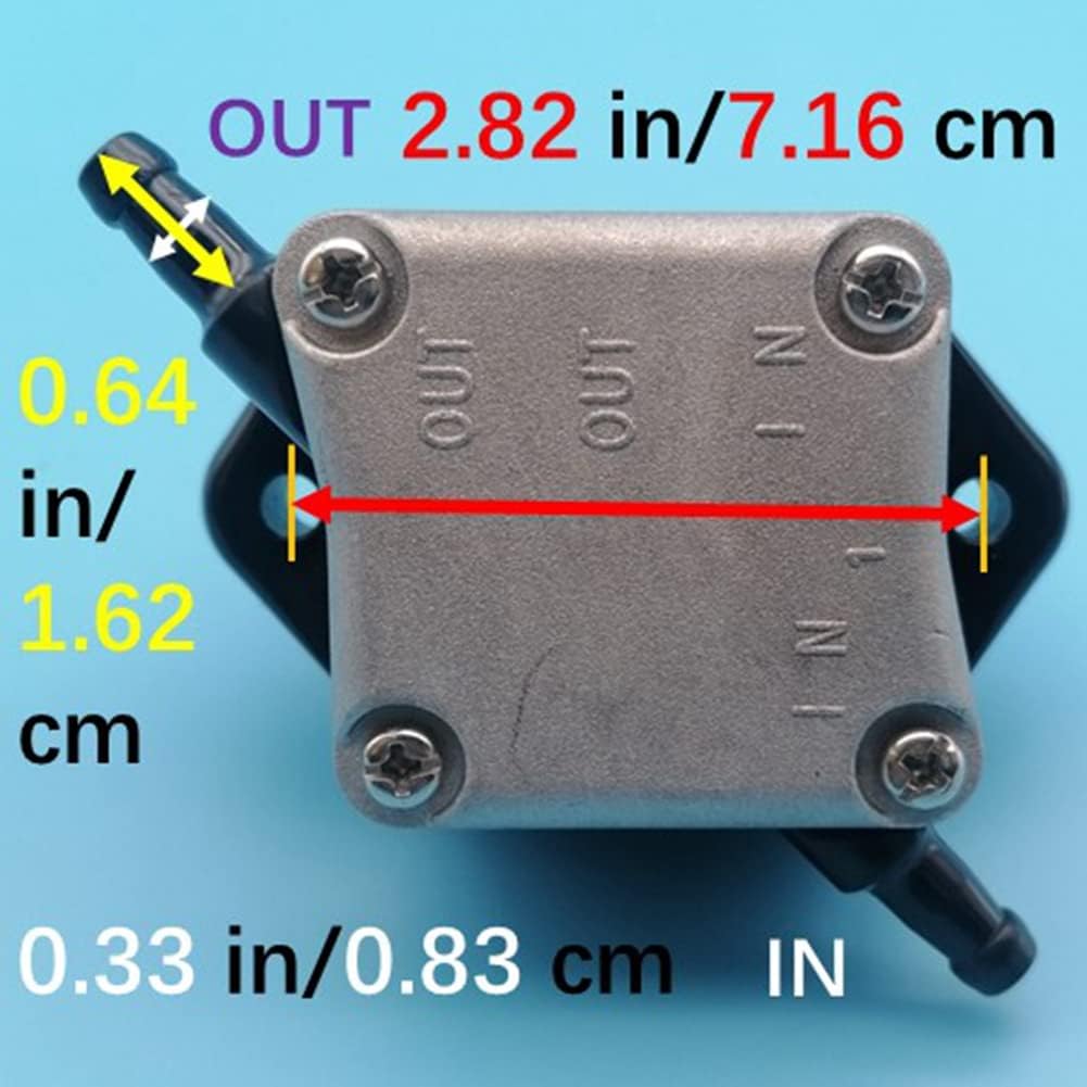 Fuel Pump Compatible with Yamaha Outboard F T 30 40 50 60 HP 30HP 40HP 50HP 60HP F30 F40 F50 F60 T50 T60 4 stroke Engine 6C5-24410-00 6C52441000 2005 2006 2007 2008 2009 2010 2011 2012 Z247
