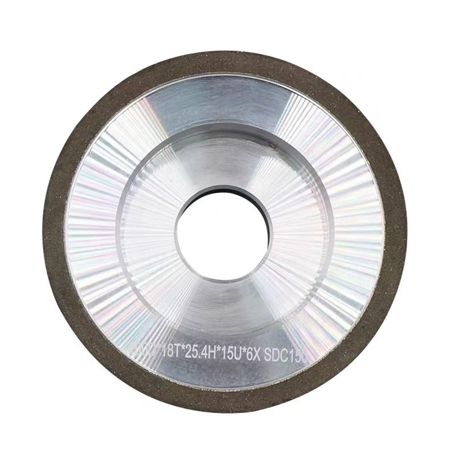 Diamentowa Ściernica Garnkowa, 100 Mm Dziurkacz Z Żywicy Ze Stopu - SDC 150# Do Precyzyjnego Szlifowania Metali I Ceramiki(15mm)