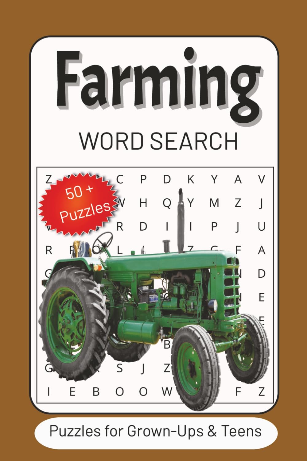 Farming Word Search Puzzle Book: Word Searches with Easy to Read Print about Farming, Agriculture, Cultivating and more | 6x9 inches, 110 pages | 50+ ... for Vacations, Holidays and Free Times