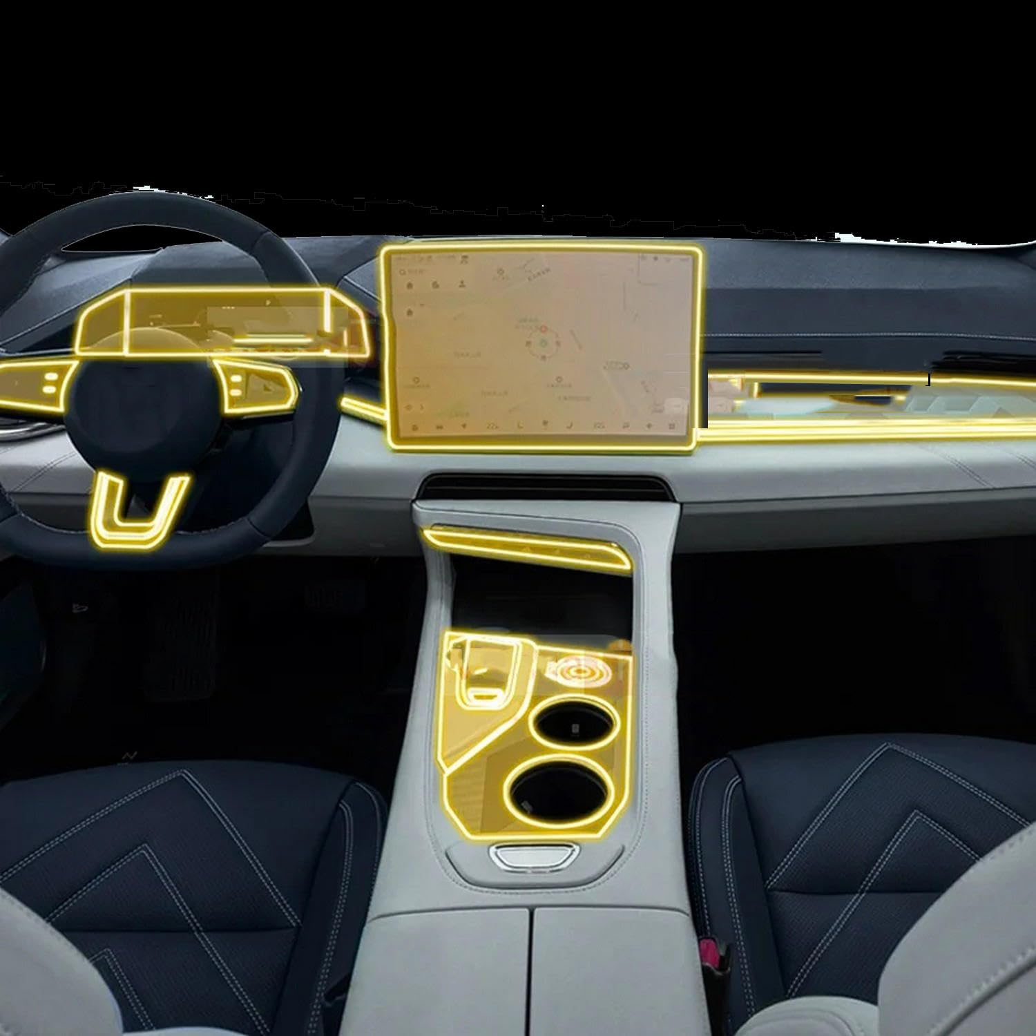 Film protecteur TPU ZEEKR 001 EV console écran protection