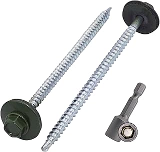 SKIRCO (10 pcs) Painted Roofing Screws 4.8 x...,