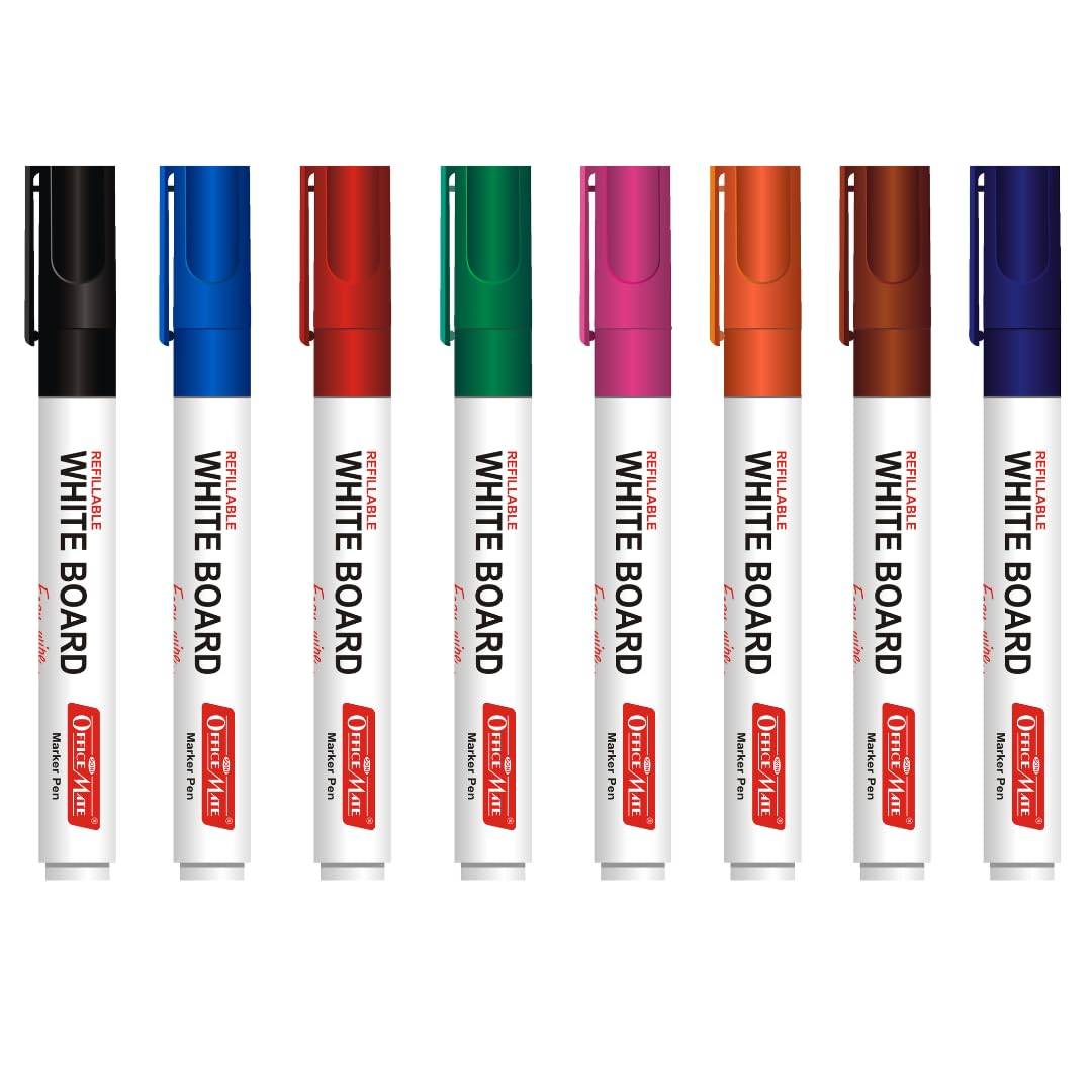 Soni Officemate Whiteboard Marker (Pack Of 8) Pp Box,medium