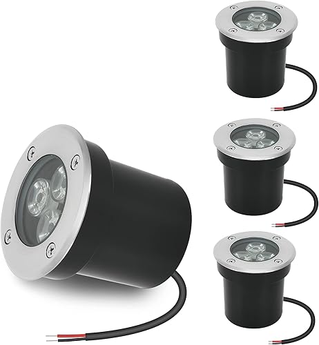 Iluminación de paisaje de bajo voltaje, luz LED para pozo, 3 W, 12 V, 24 V, luz de paisaje al aire libre, impermeable, IP67, camino, entrada,