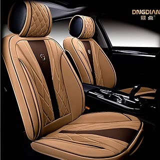 Amooca Bucket Seat Covers PU Leather Car Seat Covers Cushions 5 Seats Full Set for Most Cars Suvs Vans Trucks 4 Seasons - coolthings.us