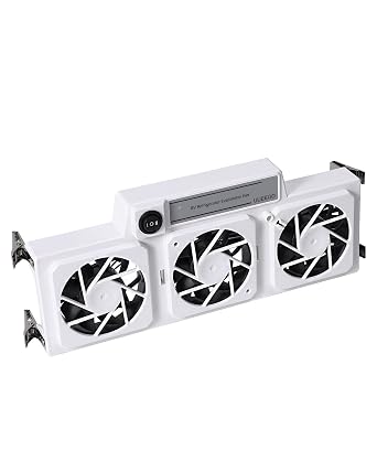 12V RV Refrigerator Evaporator Fan,with Three 2.5" 12V Powered Fans, Attached to Refrigerators Interior Cooling Fins, Create Cold Air and Prevent Ice