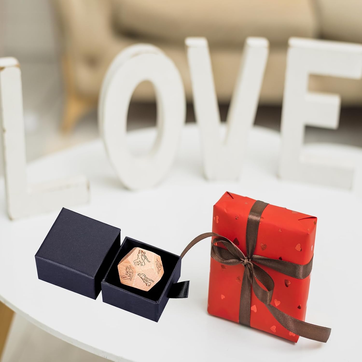 Gift Exchange Dice, Date Night Sex Dice Sexy Positiion Game for Adults, Naughty Toys Dices for Couples, Wedding Christmas Birthday for Women Men Boyfriend Girlfriend