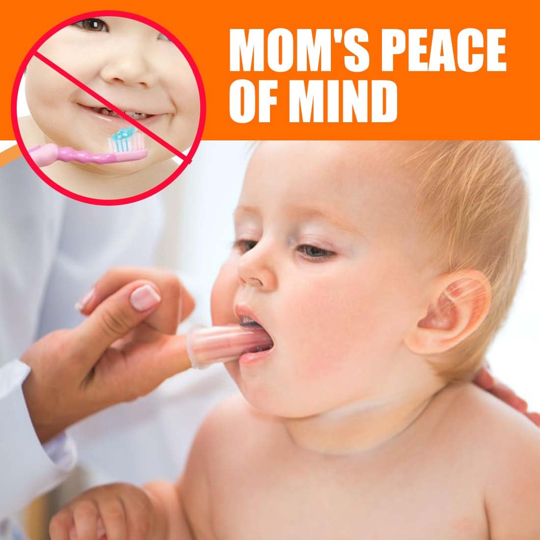 Spazzolino Da Dito In Silicone | Senza Bpa | Set De 6 | Bambini Da Dito, Training Brush & Primo Spazzolino | Accessori Per Bambini Sicuri E Di Alta Qualità