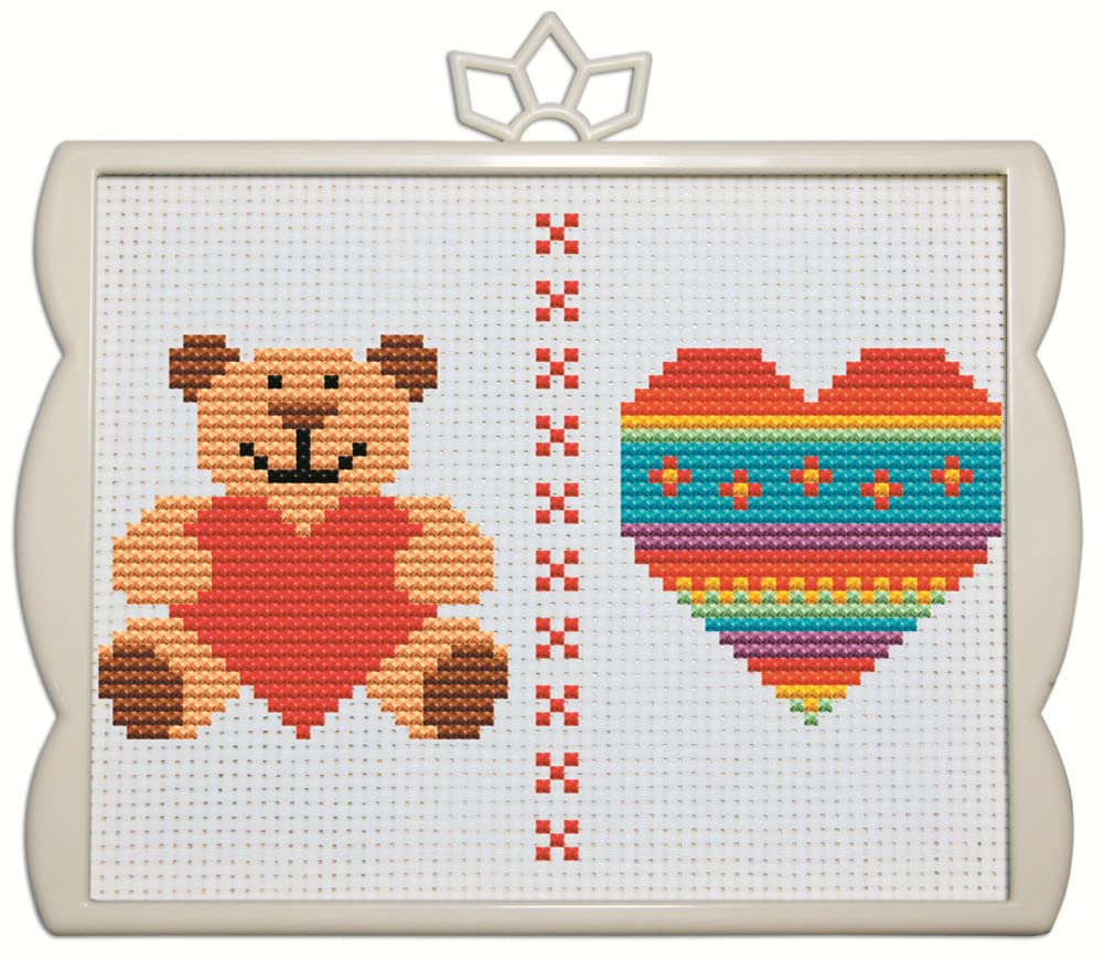 Awesocrafts Punto Croce Stampato Kit Rainbow Doll Modelli Facile Cucitura Croce Ricamo Cucito Kit Forniture