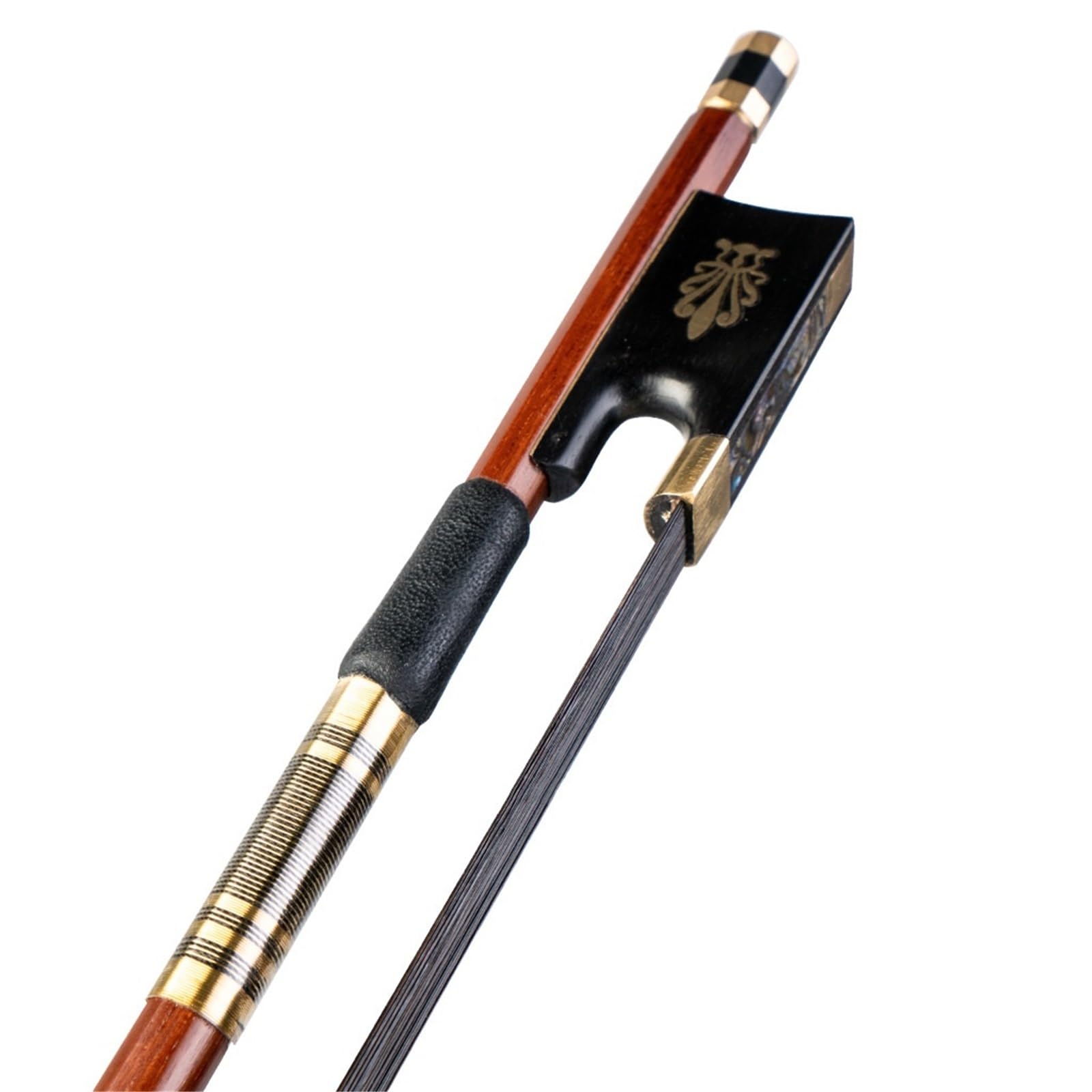 Arcos De Violín Profesionales Arco De Violín Sándalo Verde Palo Arco Profesional Cordal Ébano Crin Negra(1-8)
